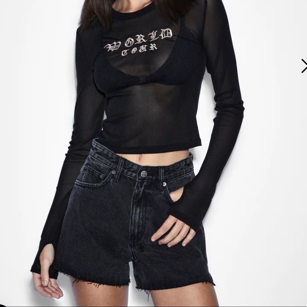 Ksubi Flash Long Sleeve Mesh Shirt